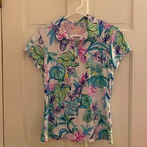 Lilly Pulitzer Luxletic golf shirt